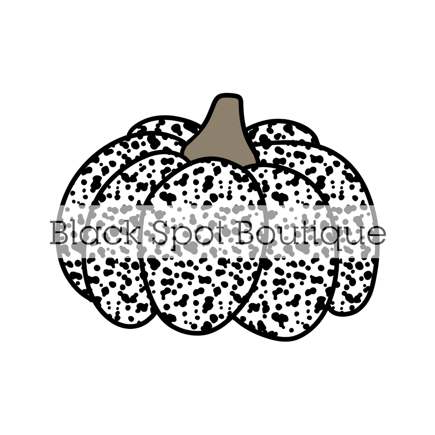 Spotty Pumpkin Sticker