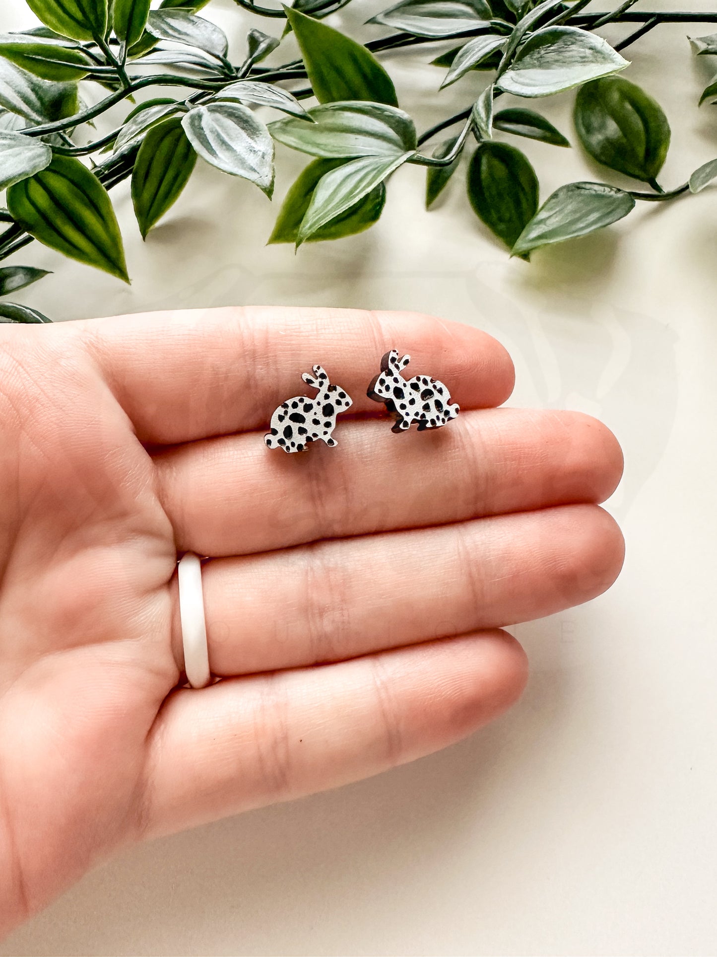 Spotty Bunny Earrings