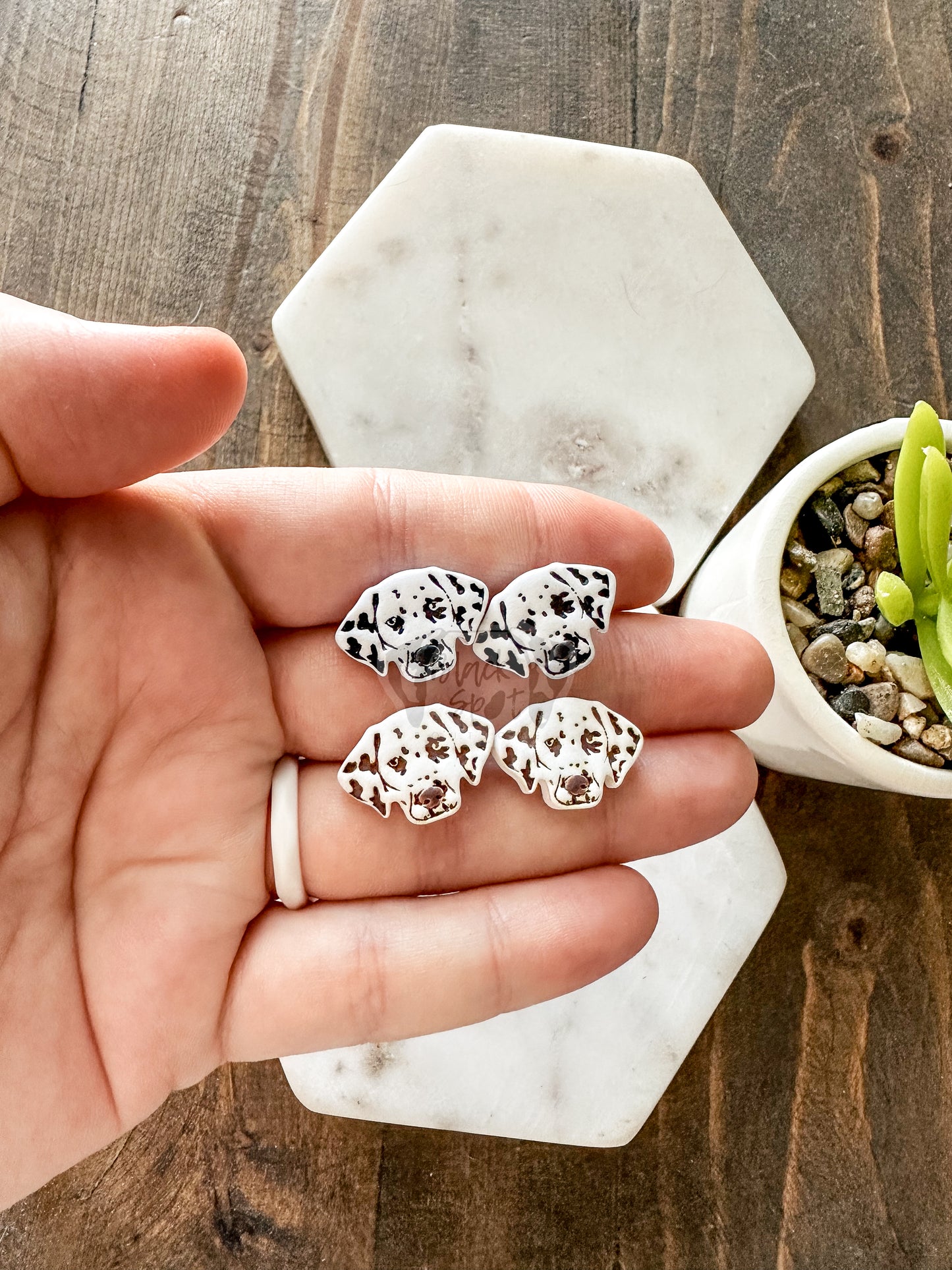 Dal Face Earrings