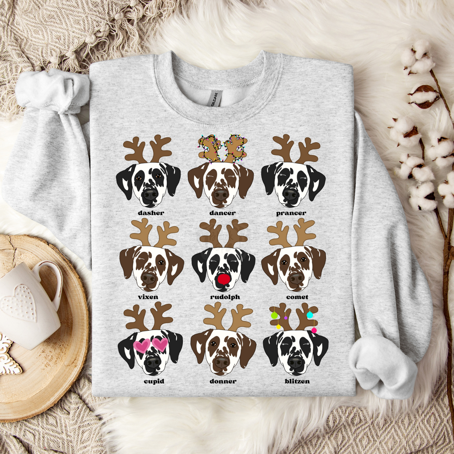 All the Dal Reindeer Crewneck Sweatshirt