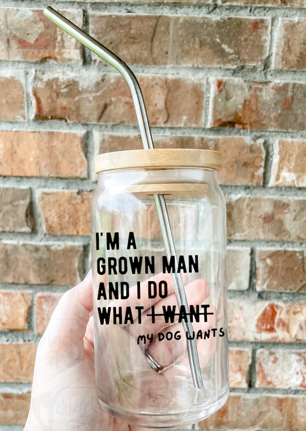 I'm a Grown Man Dog Dad Cup