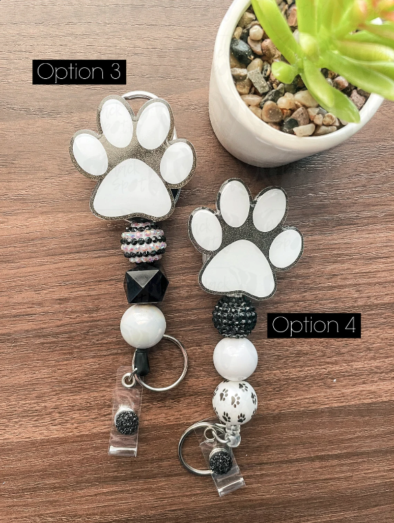 Black Interchangeable Badge Reel