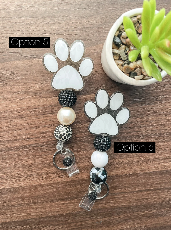 Black Interchangeable Badge Reel