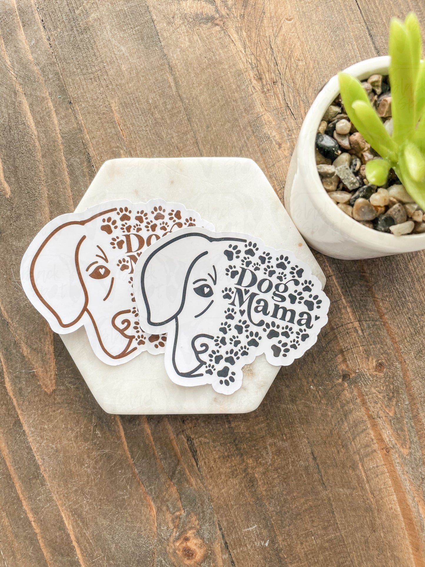 Dog Mama Paw Sticker