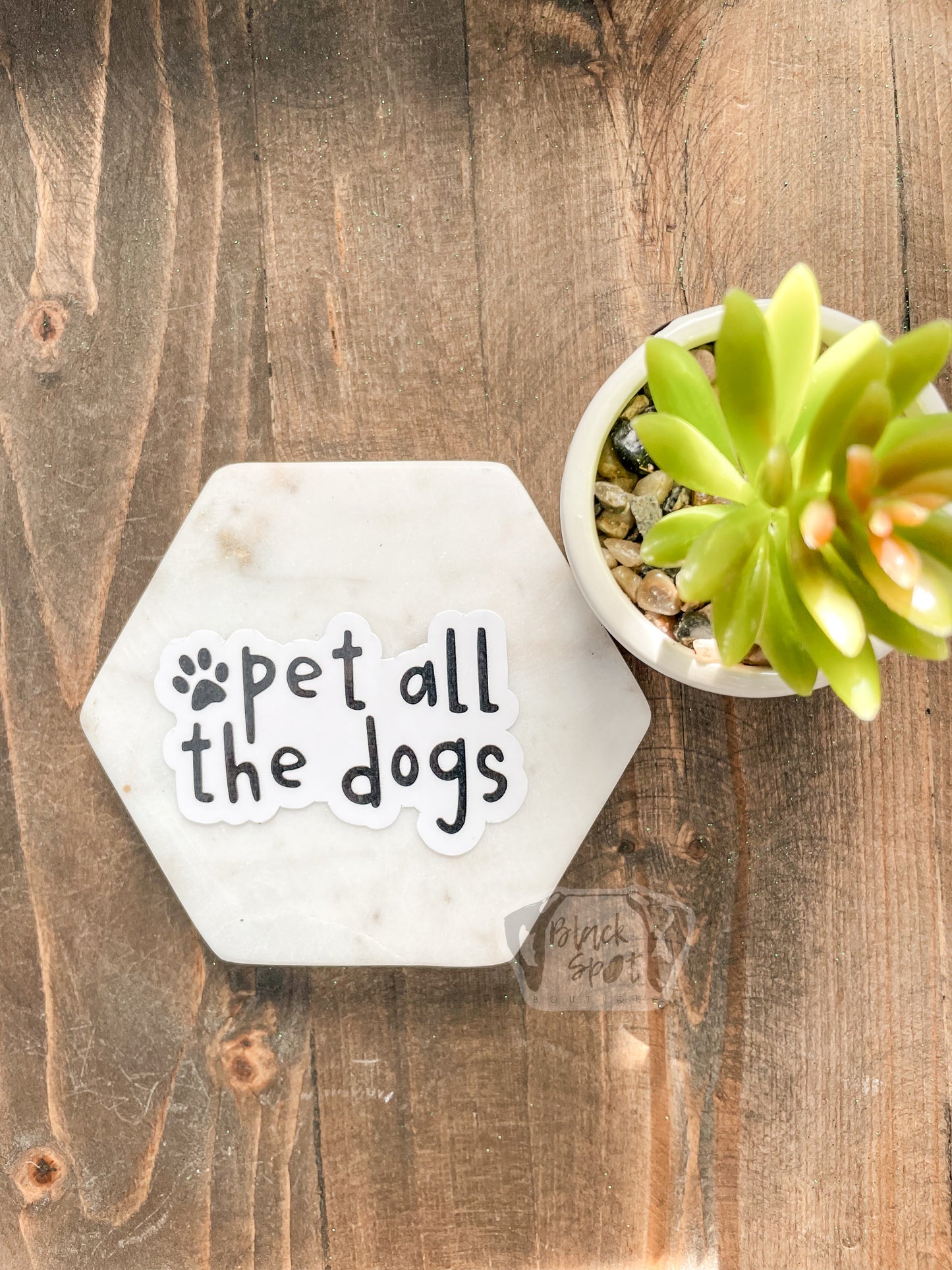 Pet All The Dogs Sticker