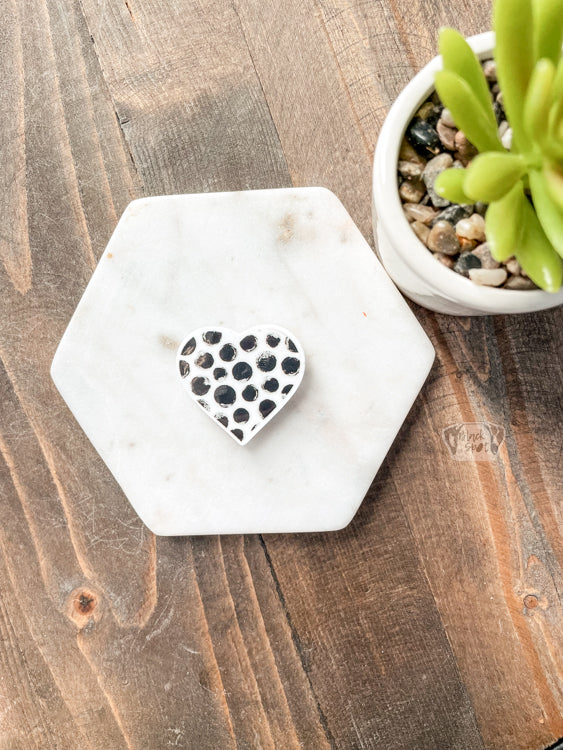 Spotty Heart Magnet