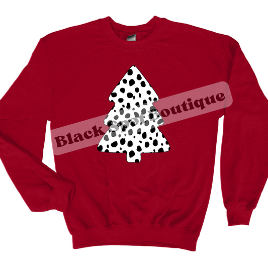 Dal Print Christmas Tree Crew