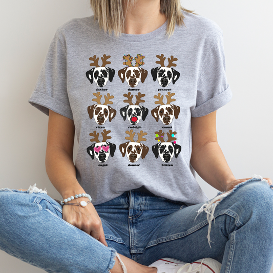 Santa's Spotty Reindeer Tee