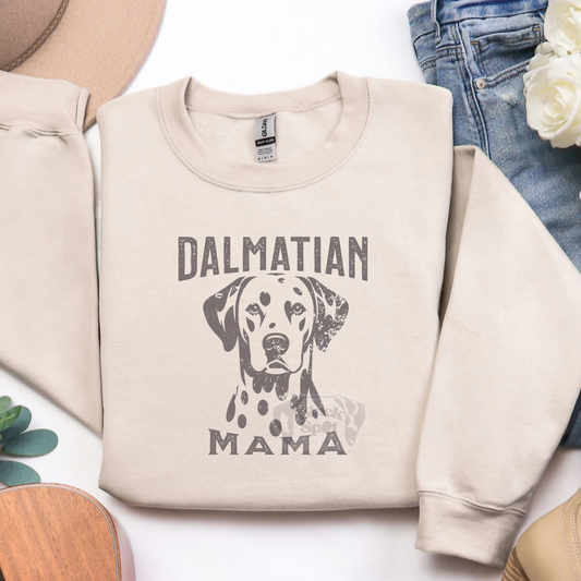 Dalmatian Mama Custom Color Crew