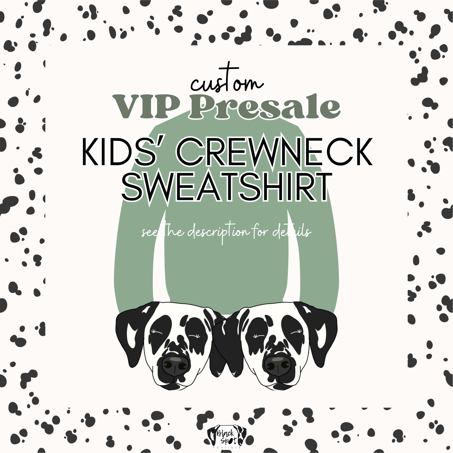 Kids' Crewneck Sweatshirt - VIP Presale