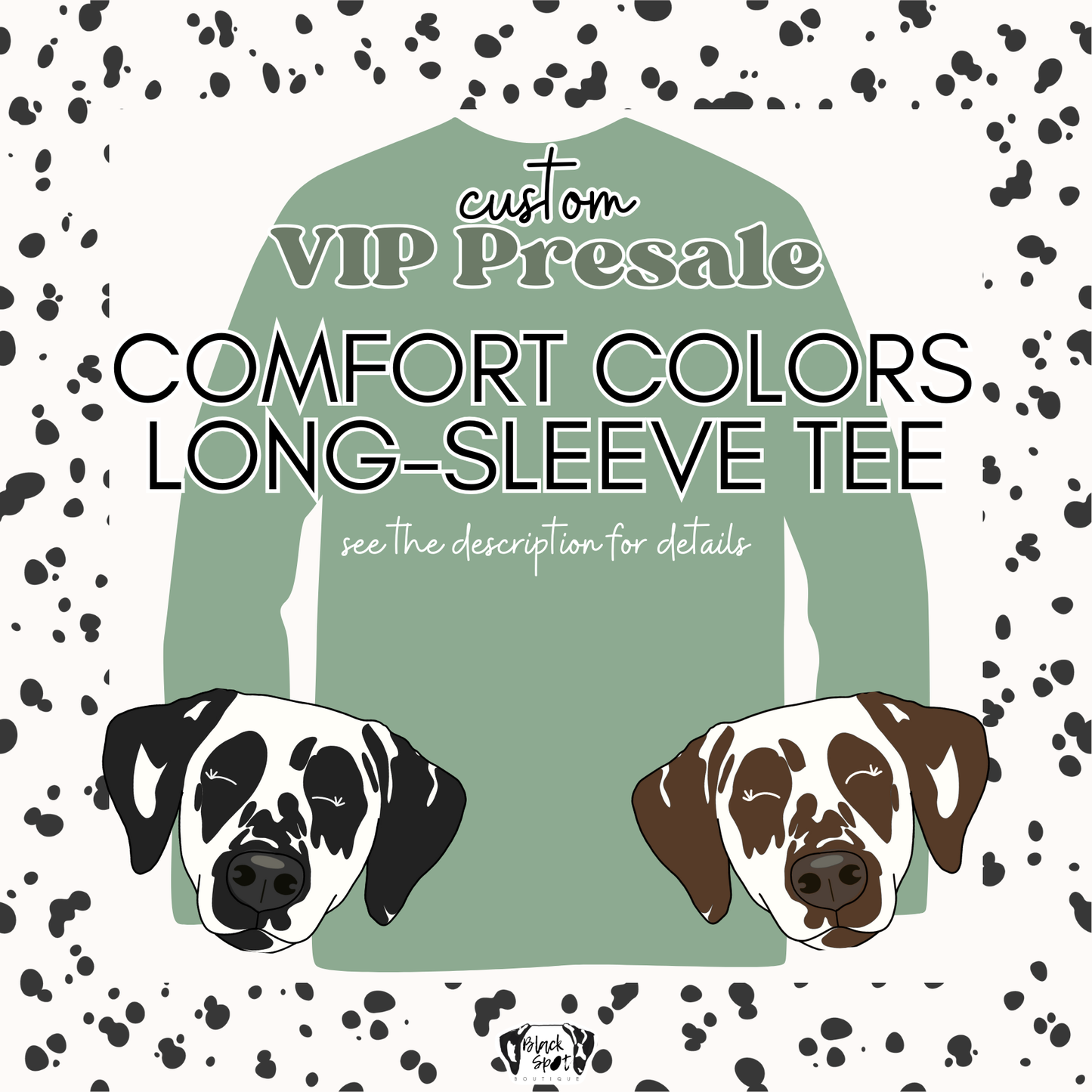 Long-sleeve Comfort Colors Tee - VIP Presale