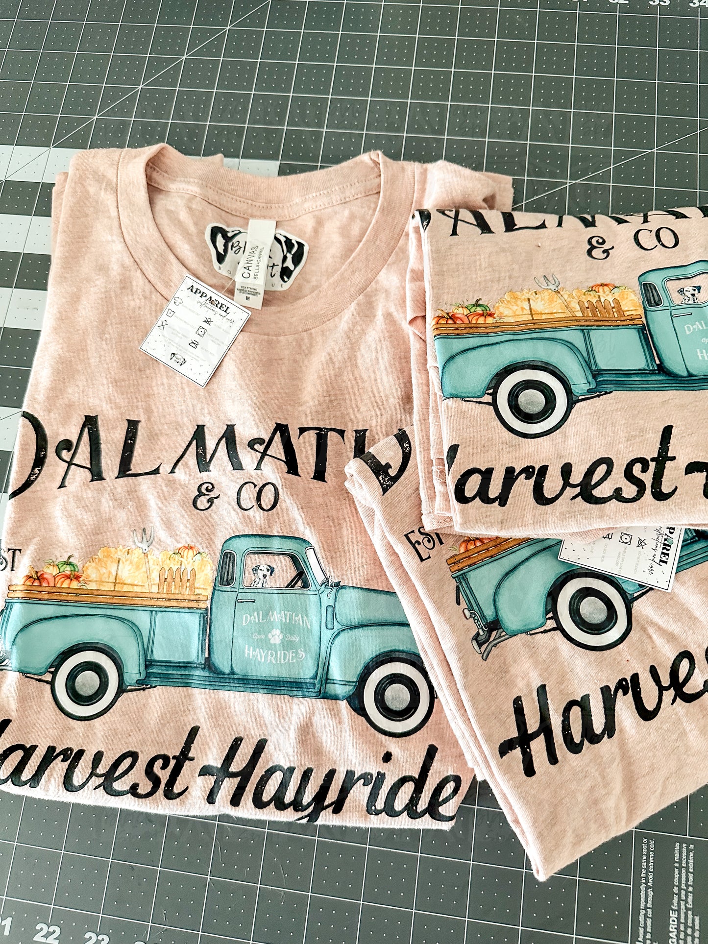 Harvest Hayride Truck Tee - Dalmatian and Co