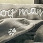 Embroidered Dog Mom Crewneck Sweatshirt