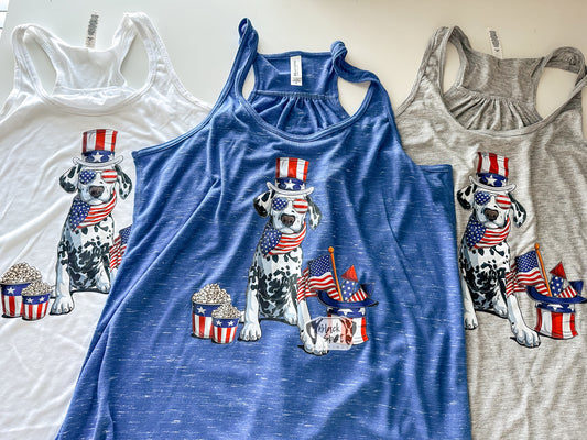 Black Spot Patriotic Pup Tank