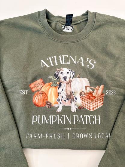 Dalmatian Pumpkin Patch Custom Crew