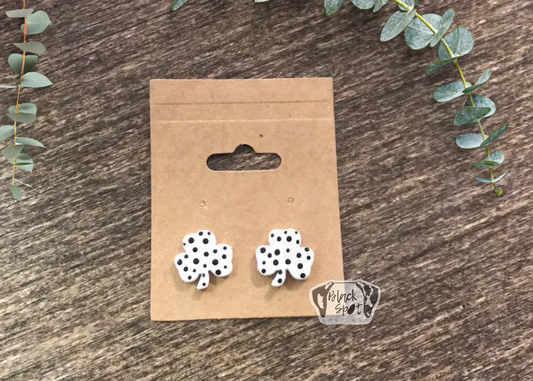 Spotty Shamrock Earrings