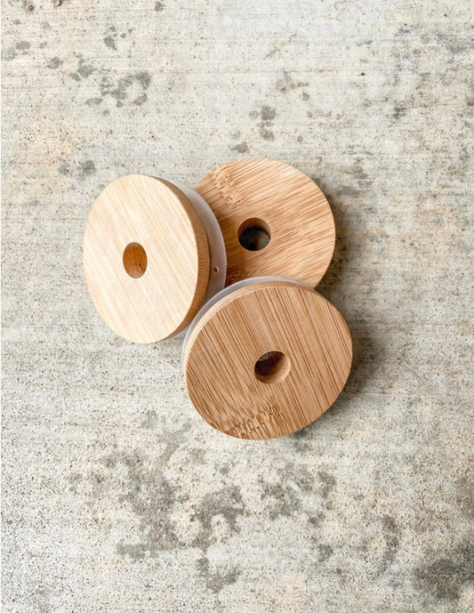 Bamboo Wood Lid
