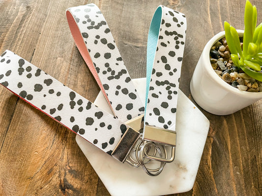 Spotty Wristlet Key Fob