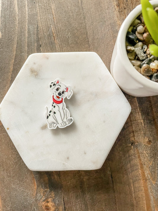Pink Collar Dalmatian Puppy Magnet