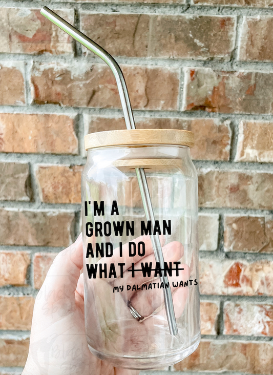 I'm a Grown Man Dalmatian Dad Cup