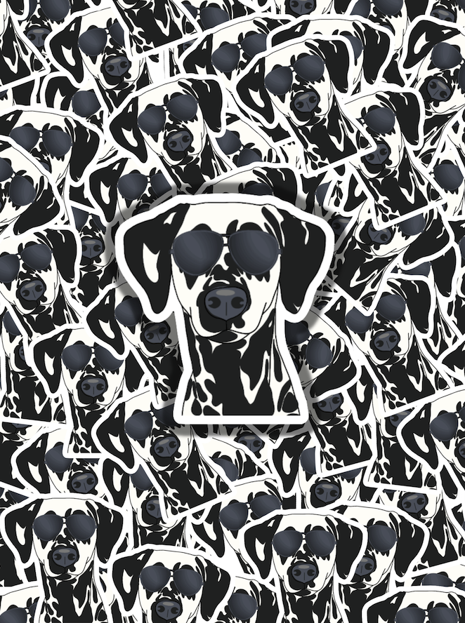Cool Dalmatian Sticker