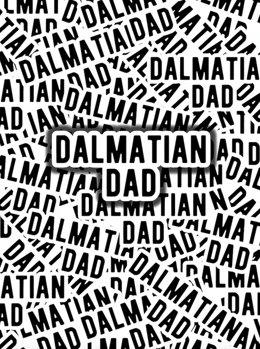 Dalmatian Dad Sticker