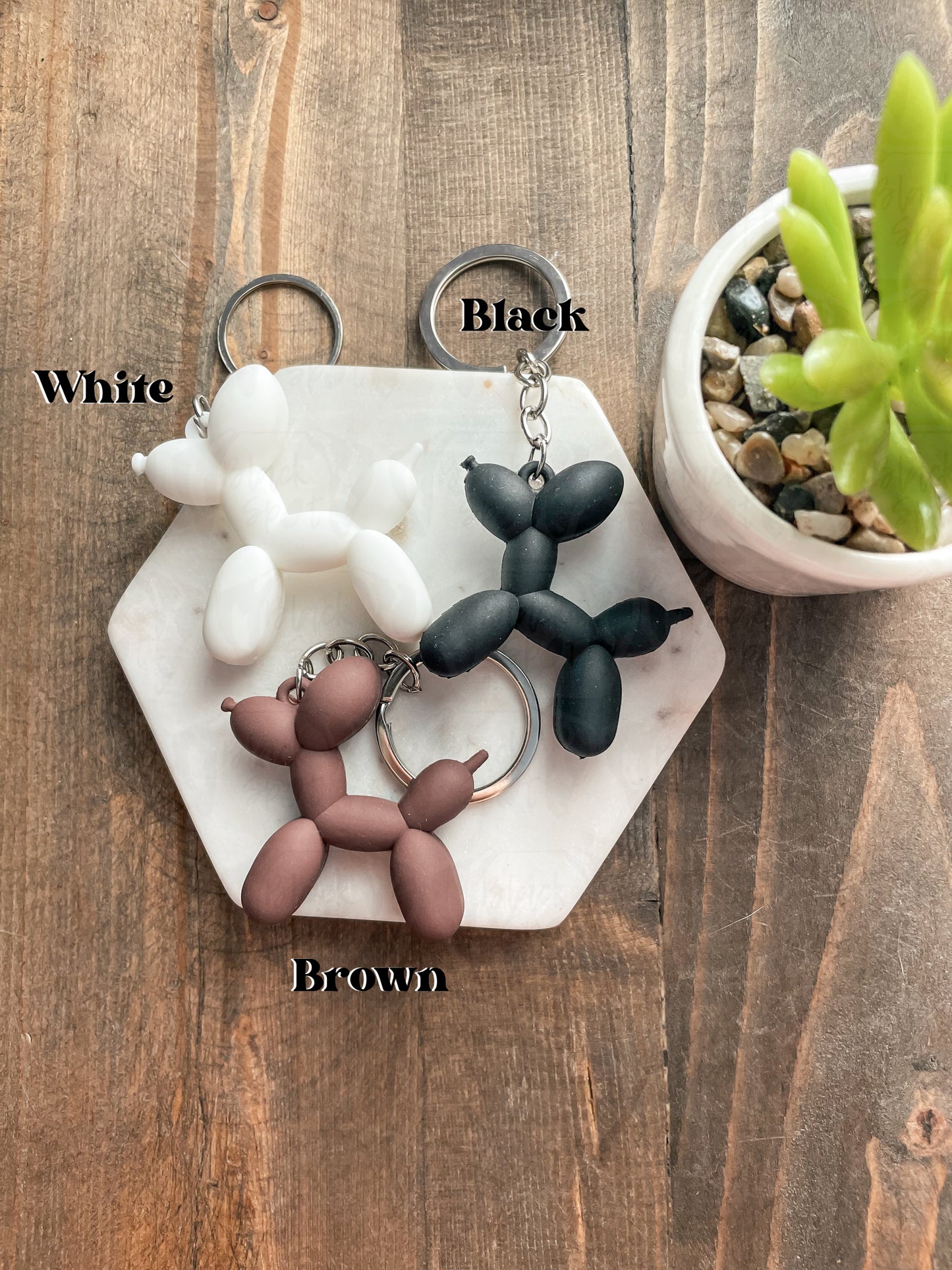 Balloon Dog Keychain