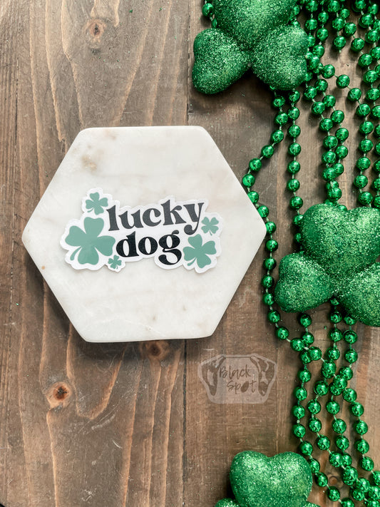 Lucky Dog Sticker
